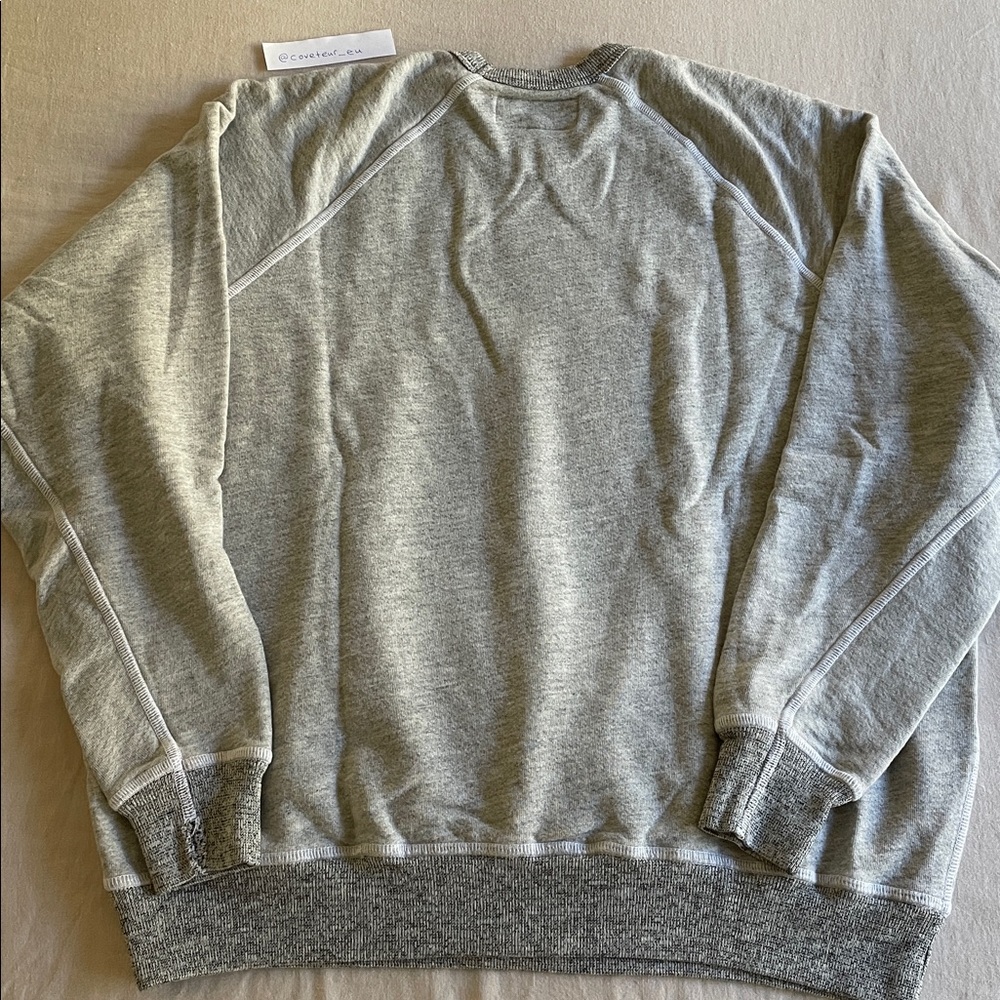 The Great. The College Sweatshirt in Heathered Grey Running Horse Graphic. Sz 2. - Picture 8 of 9